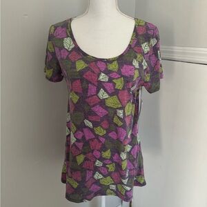 NWT LuLaRoe Tunic Shirt Top Medium Colorful Print